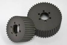 RCD Blower Pulley 11 MM GT 53 Tooth Blower Pulley 3.5" Wide Std Black Hard Anodized Made i